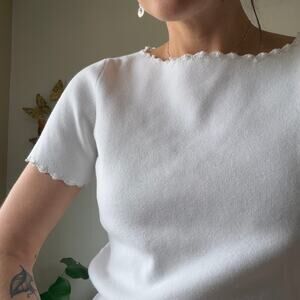 Knit Beaded Tshirt